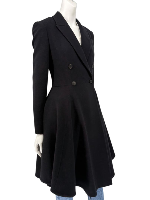 Givenchy Black Wool Coat – Size S / US 6 / FR 38