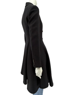 Givenchy Black Wool Coat – Size S / US 6 / FR 38