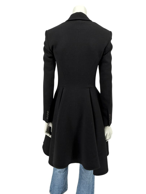 Givenchy Black Wool Coat – Size S / US 6 / FR 38