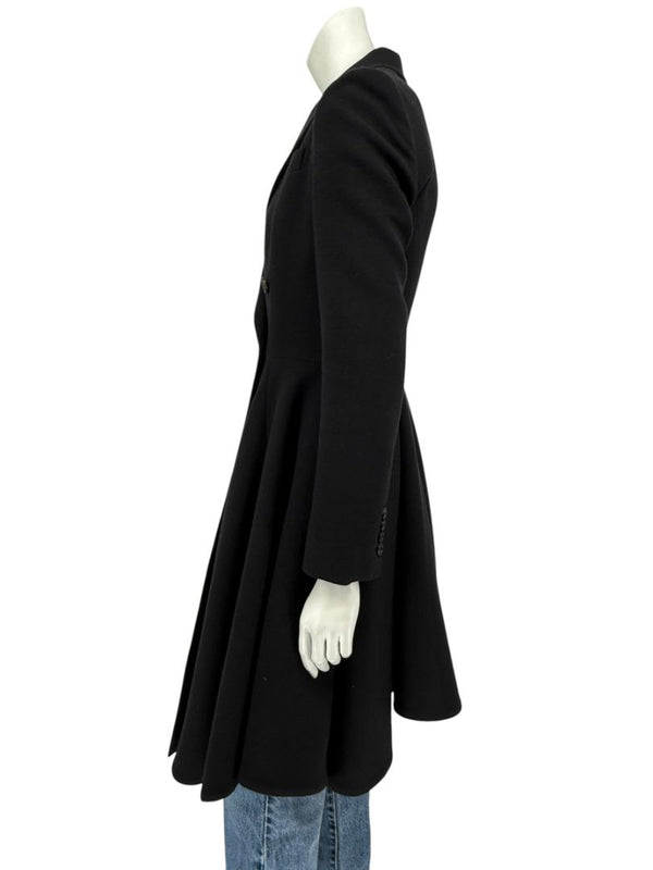 Givenchy Black Wool Coat – Size S / US 6 / FR 38