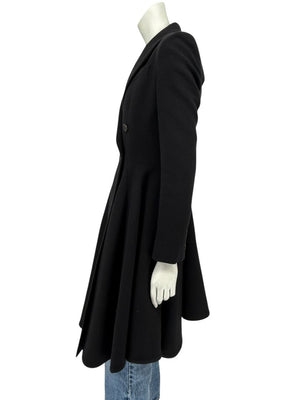 Givenchy Black Wool Coat – Size S / US 6 / FR 38