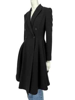 Givenchy Black Wool Coat – Size S / US 6 / FR 38