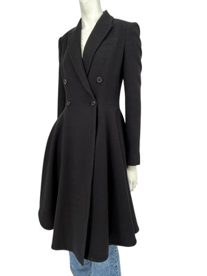Givenchy Black Wool Coat – Size S / US 6 / FR 38