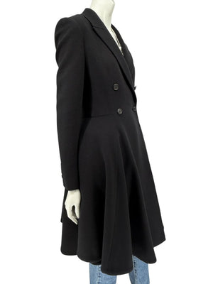Givenchy Black Wool Coat – Size S / US 6 / FR 38