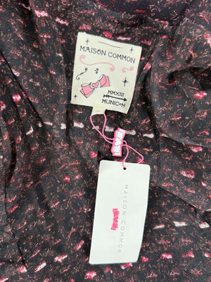Typical Maison Common Signature Tweed Jacket Bordeaux – Size FR 36