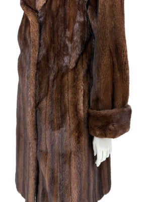 NAFA North American Ranch Mink Full-Length Fur Coat – Fits Like a Small