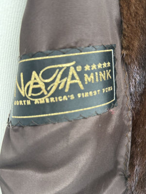 NAFA North American Ranch Mink Full-Length Fur Coat – Fits Like a Small