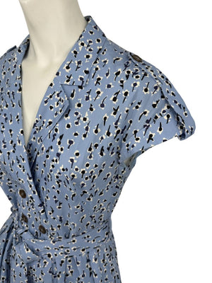 Lela Rose Printed Cotton Shirt Dress - Size 4