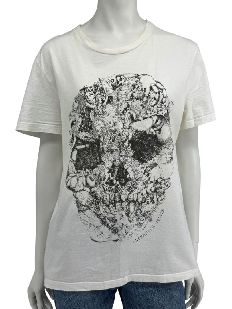 Alexander McQueen Graphic Skull T-Shirt – Size M (Men's)
