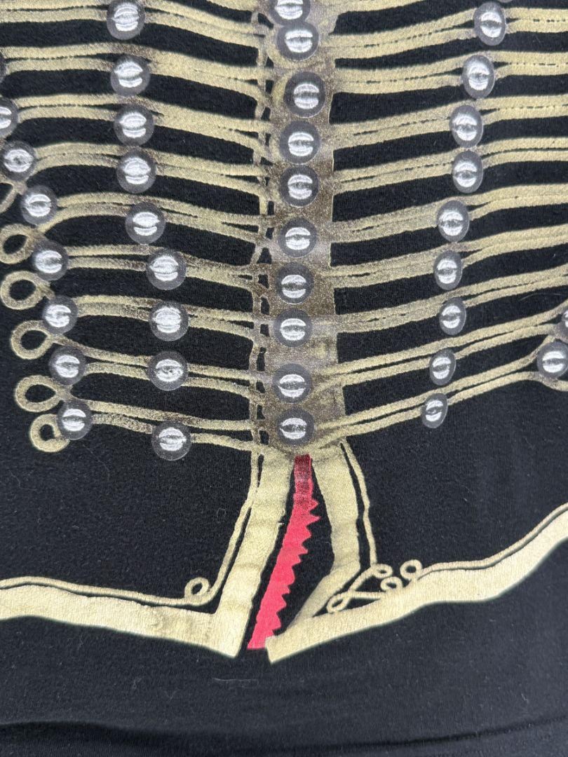 John Galliano Military Band Jacket Graphic T-Shirt – Size M