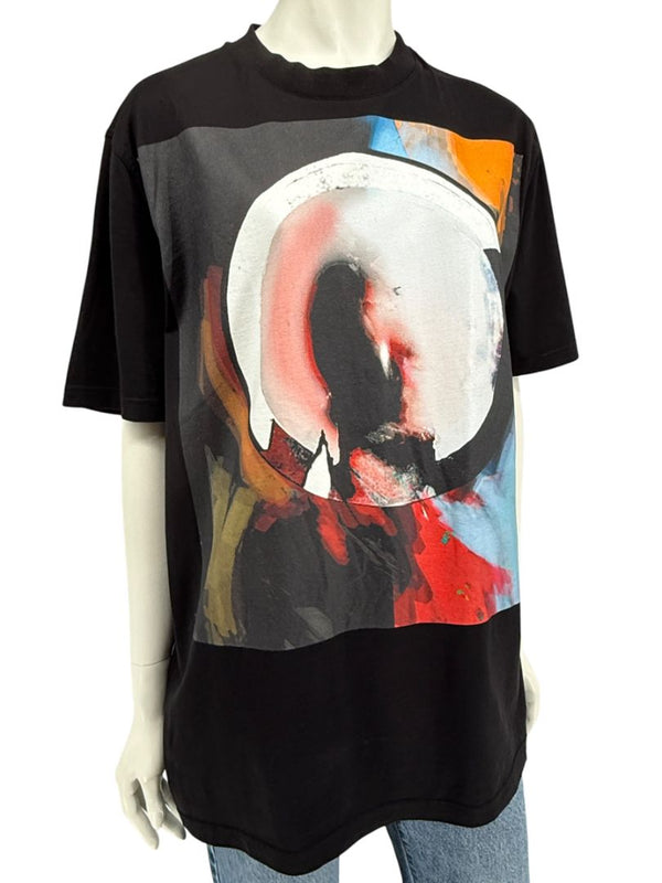 Givenchy Paris Abstract Graphic T-Shirt Black – Men’s Size S