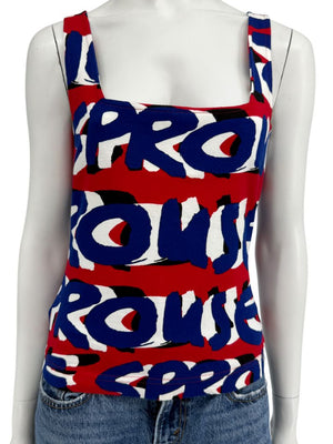 Stephen Sprouse Graphic Logo Tank Top – Size M