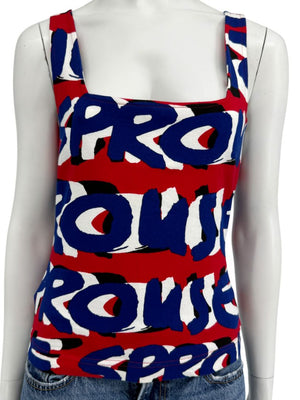Stephen Sprouse Graphic Logo Tank Top – Size M