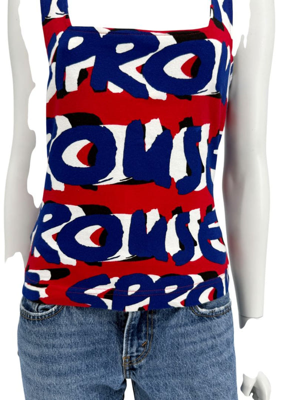 Stephen Sprouse Graphic Logo Tank Top – Size M