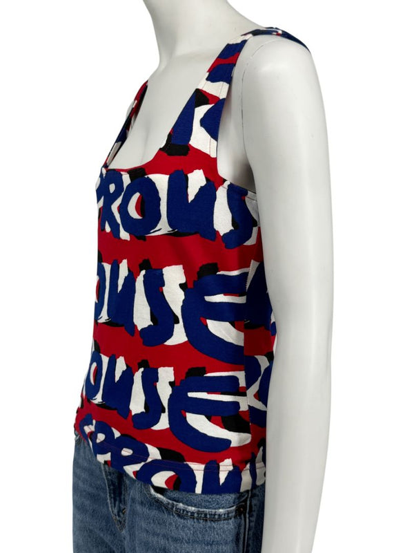 Stephen Sprouse Graphic Logo Tank Top – Size M