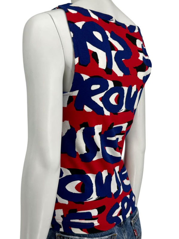 Stephen Sprouse Graphic Logo Tank Top – Size M
