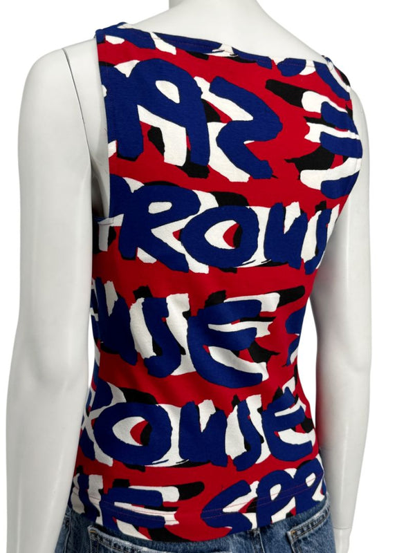 Stephen Sprouse Graphic Logo Tank Top – Size M