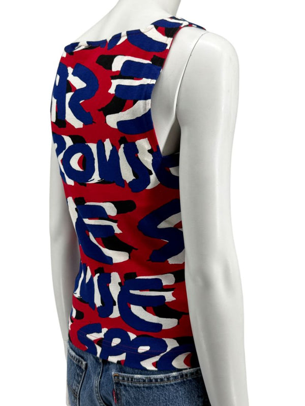 Stephen Sprouse Graphic Logo Tank Top – Size M