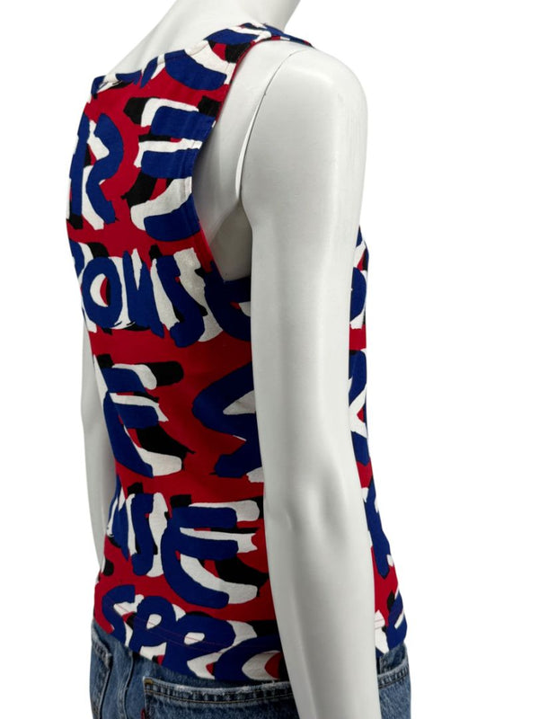 Stephen Sprouse Graphic Logo Tank Top – Size M