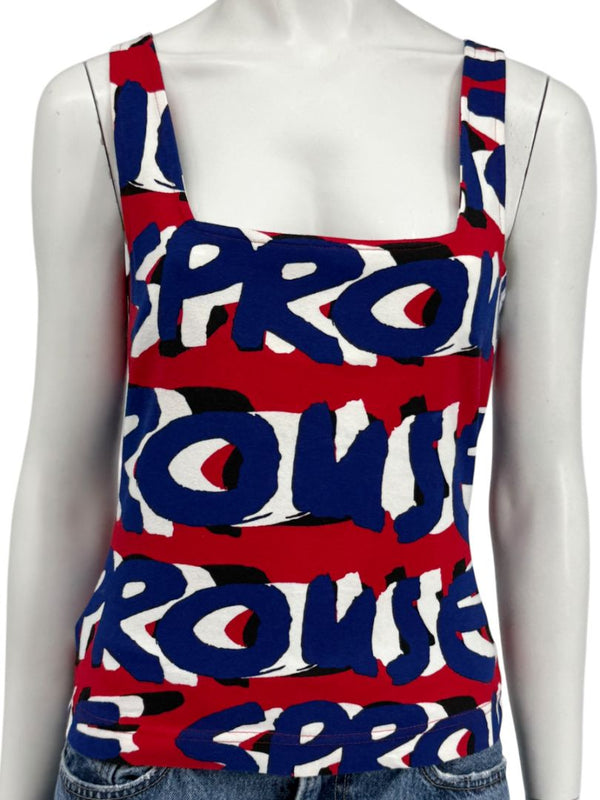 Stephen Sprouse Graphic Logo Tank Top – Size M
