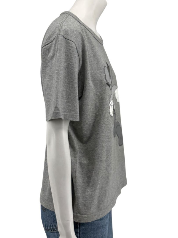OriginalFake KAWS Grey Companion Graphic T-Shirt – Size 2