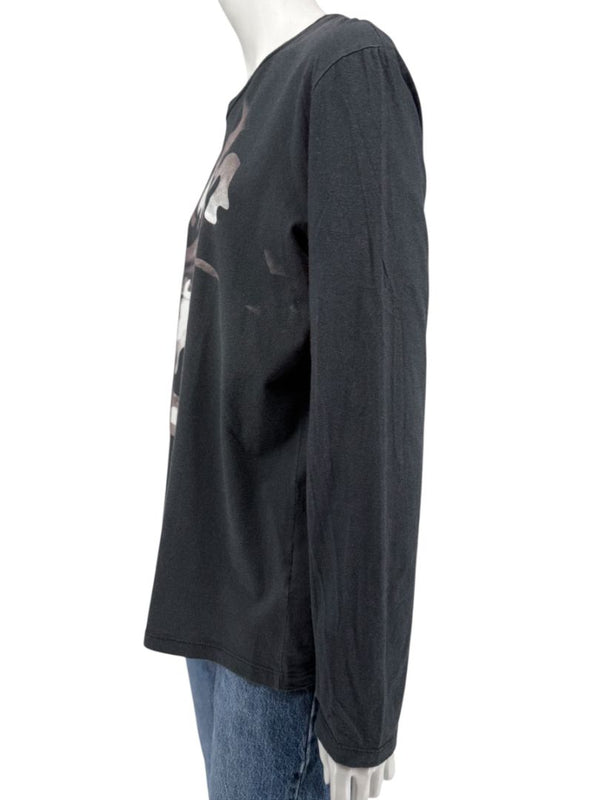 Alexander McQueen Skull Graphic Long Sleeve T-Shirt – Size L