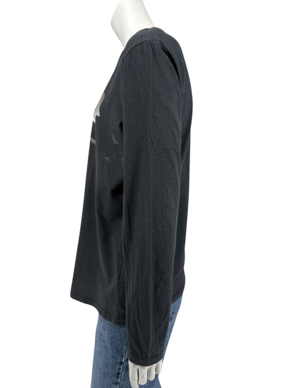 Alexander McQueen Skull Graphic Long Sleeve T-Shirt – Size L