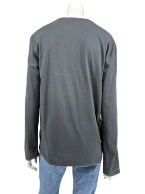 Alexander McQueen Skull Graphic Long Sleeve T-Shirt – Size L