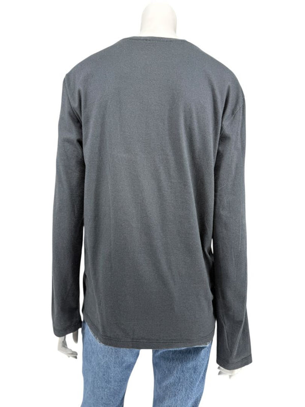 Alexander McQueen Skull Graphic Long Sleeve T-Shirt – Size L