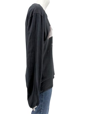 Alexander McQueen Skull Graphic Long Sleeve T-Shirt – Size L