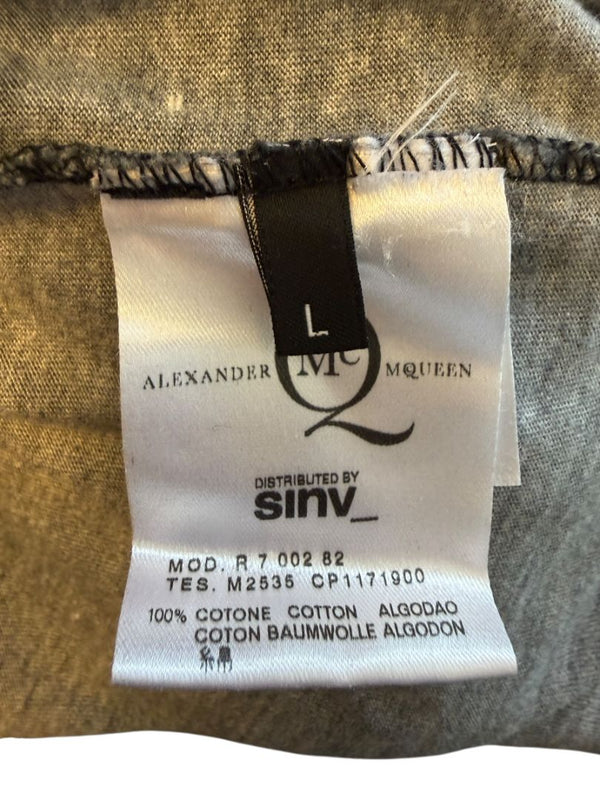 Alexander McQueen Skull Graphic Long Sleeve T-Shirt – Size L