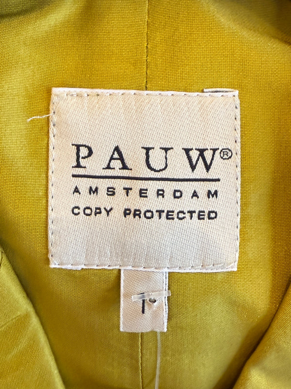 Pauw Amsterdam 2-Piece Silk Peplum Vest & Convertible Wrap – Size 36