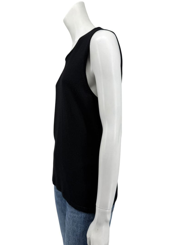 Oscar de la Renta Black Cashmere & Silk Twin Set – Size L