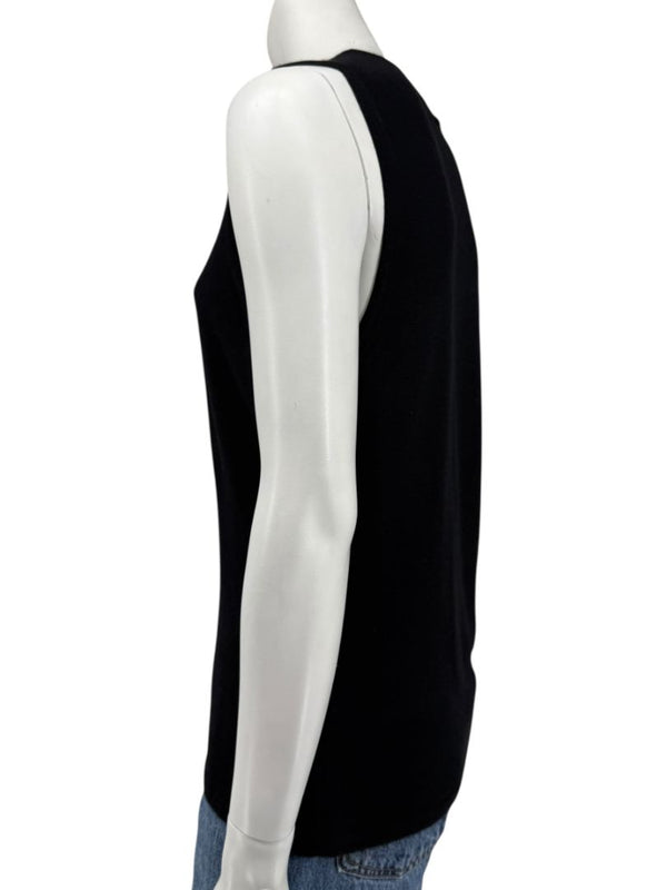 Oscar de la Renta Black Cashmere & Silk Twin Set – Size L