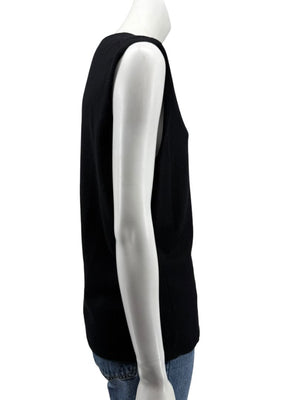 Oscar de la Renta Black Cashmere & Silk Twin Set – Size L