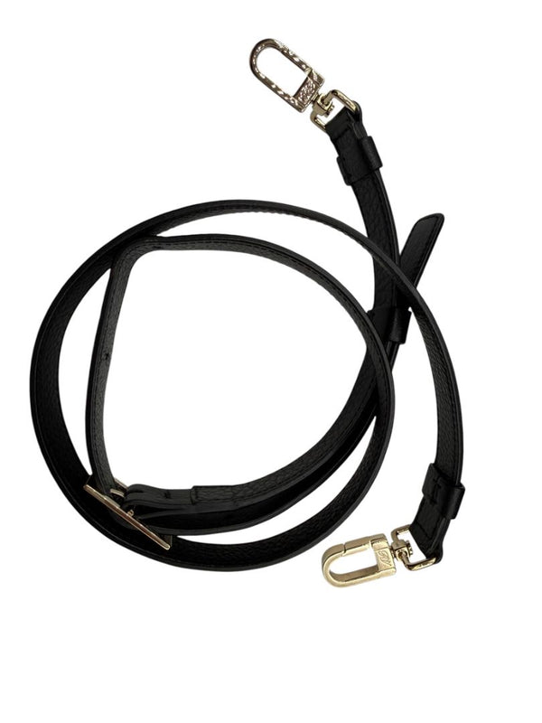 Roger Vivier Pilgrim De Jour Pebbled Leather Saddle Bag – Black