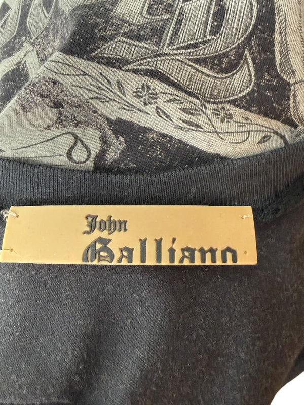 John Galliano Gazette Print Tank Top – Size M