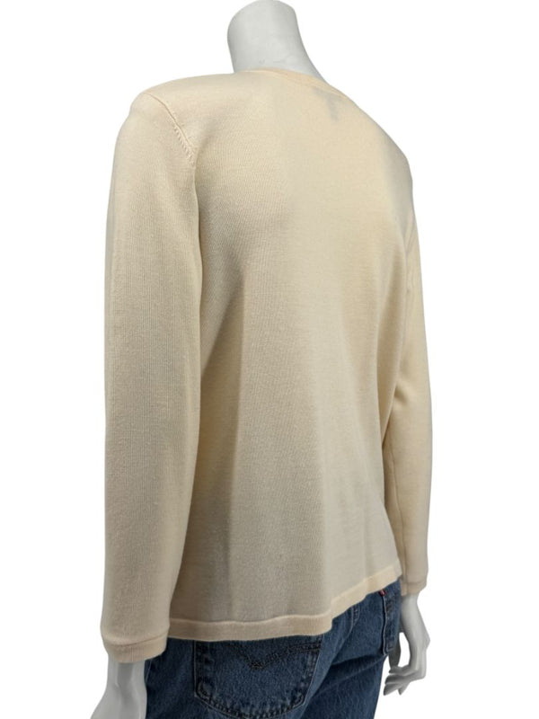 Escada Floral Sequin Embellished Sweater – Size L