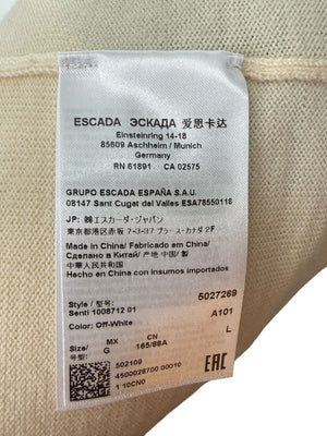 Escada Floral Sequin Embellished Sweater – Size L