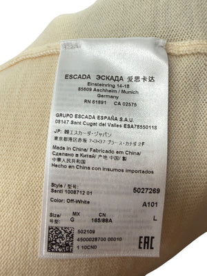 Loro Piana Reversible Hooded Cape Off-White Technical Fabric Made in Italy – Size L