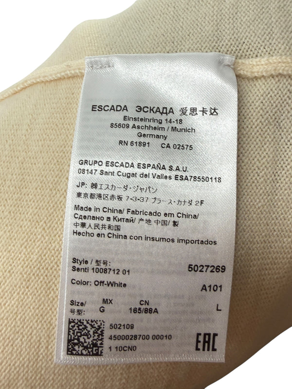 Loro Piana Reversible Hooded Cape Off-White Technical Fabric Made in Italy – Size L