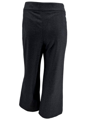 Armani Collezioni Charcoal Grey Wool Angora Wide-Leg Trousers – Size 12 (IT 48)