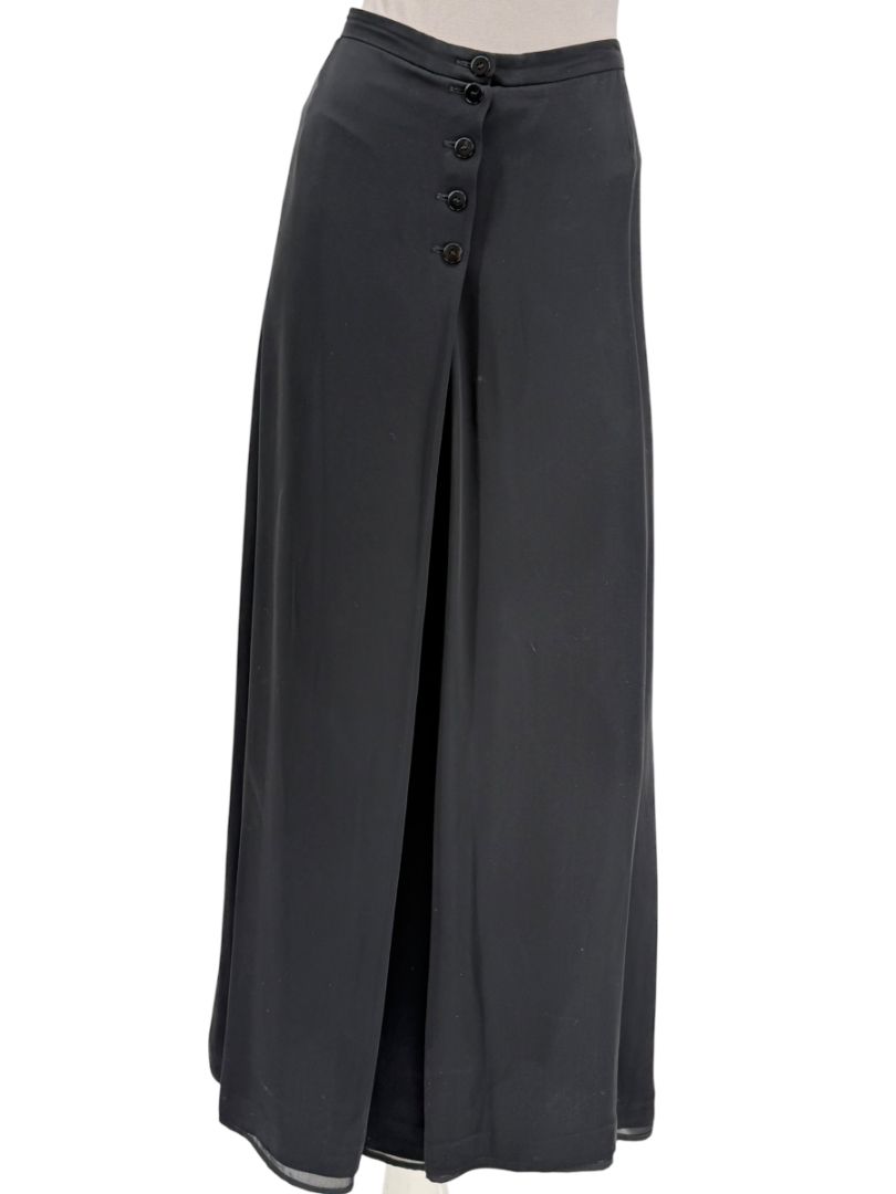 Armani Collezioni Wide-Leg Angora Blend Trousers – Size 48