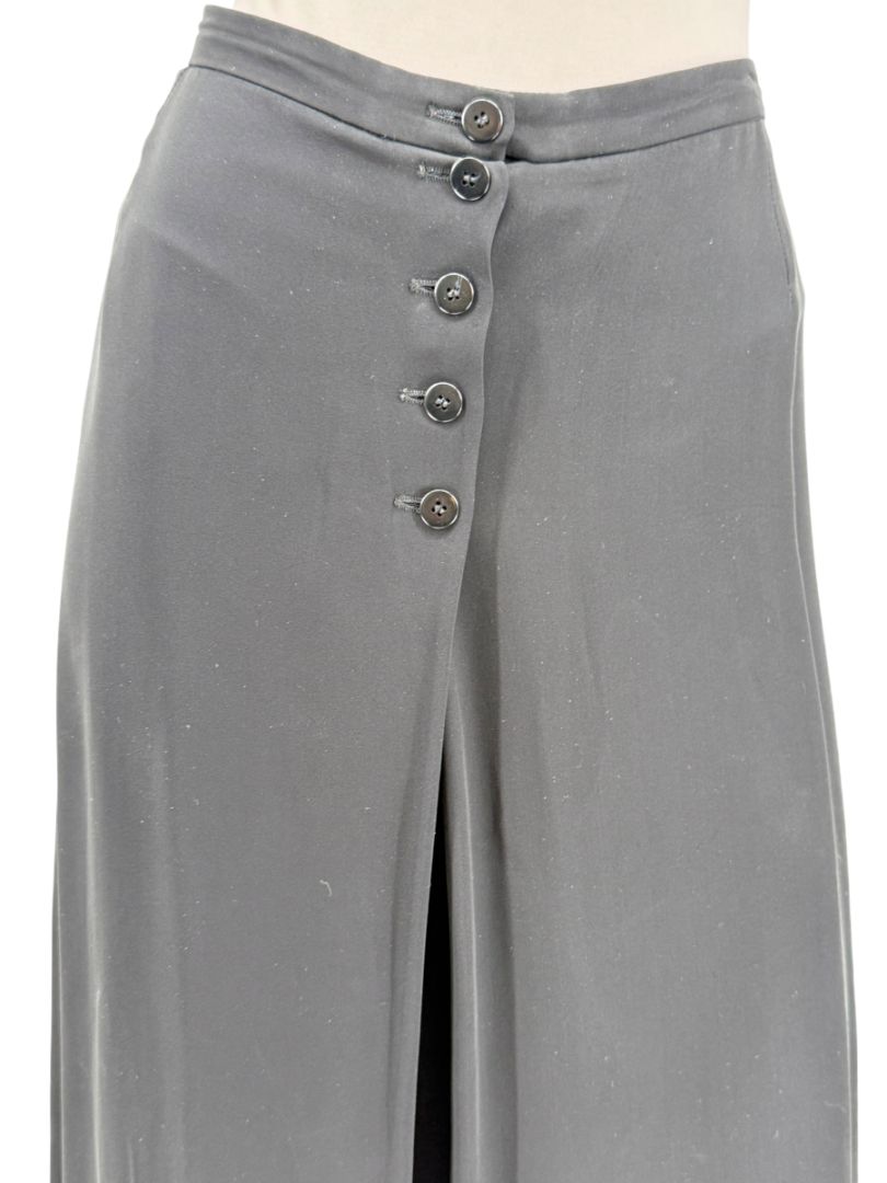 Armani Collezioni Wide-Leg Angora Blend Trousers – Size 48
