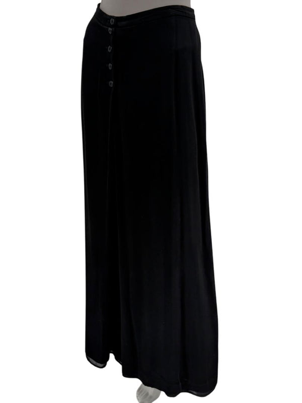 Armani Collezioni Wide-Leg Angora Blend Trousers – Size 48