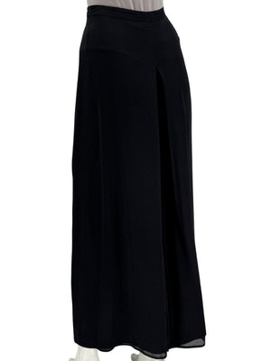 Armani Collezioni Wide-Leg Angora Blend Trousers – Size 48