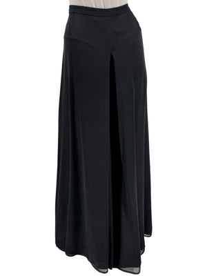 Armani Collezioni Wide-Leg Angora Blend Trousers – Size 48