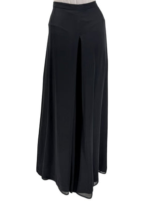 Armani Collezioni Wide-Leg Angora Blend Trousers – Size 48