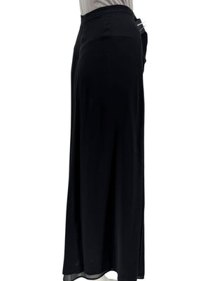 Armani Collezioni Wide-Leg Angora Blend Trousers – Size 48