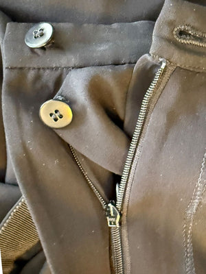 Armani Collezioni Wide-Leg Angora Blend Trousers – Size 48